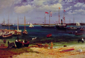 Port de Nassau Après 1877 luminisme paysage marin Paysages d’Albert Bierstadt Peinture à l'huile